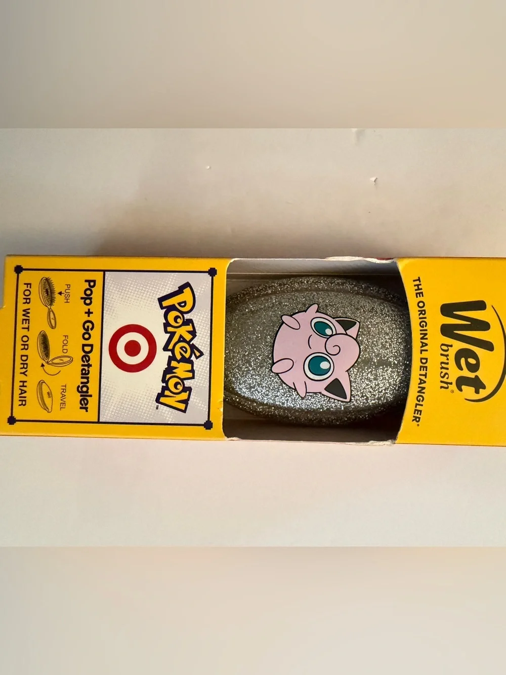 Pokémon x Target Jigglypuff Glitter Hair brush